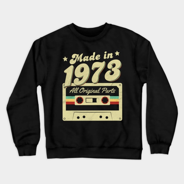 Made in 1973 Crewneck Sweatshirt by Cooldruck